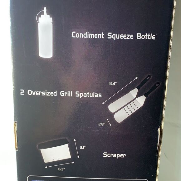 Stainless Steel Griddle Scraper Spatula Bottle - Picture 6 of 7